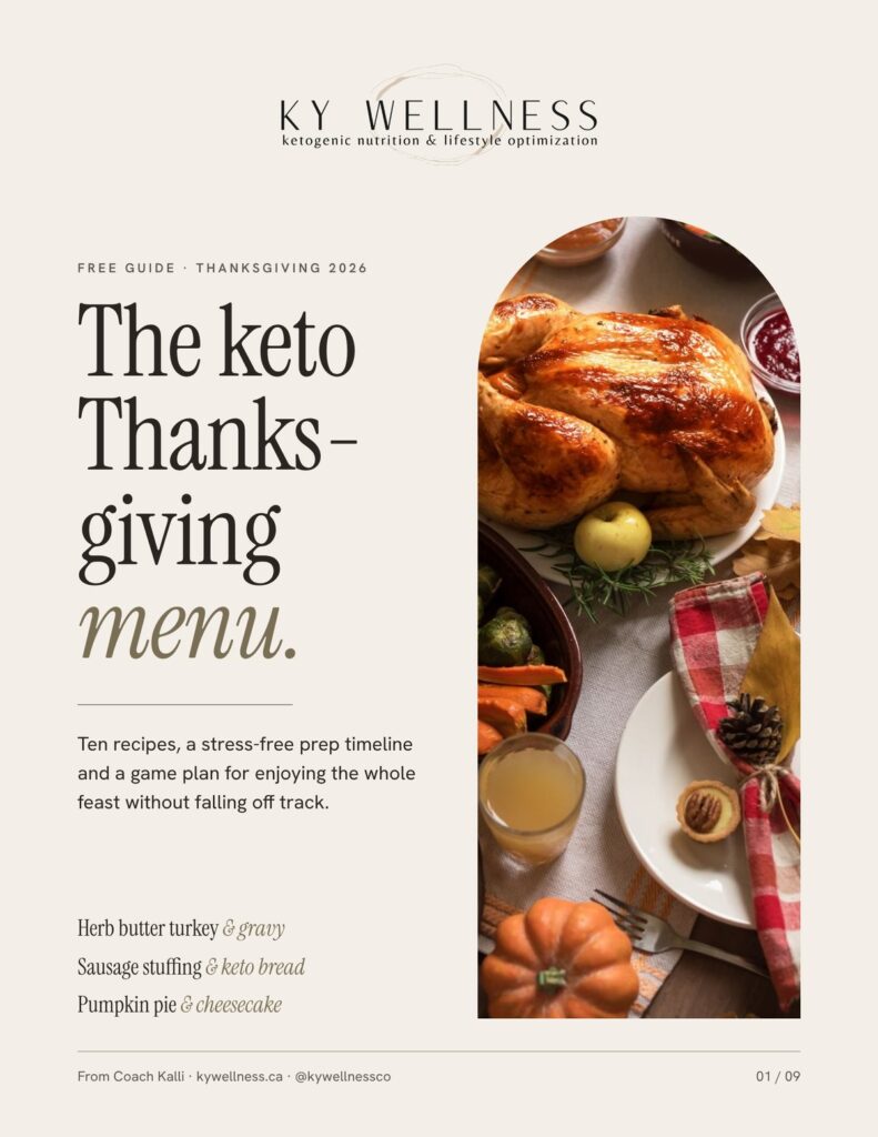 Keto Thanksgiving Guide Cover